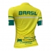 CAMISA CICLISMO ADVANCED BRASIL 2021 FEMININA (ZIPER TOTAL) - AMARELO