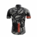 CAMISA CICLISMO FAST FOLHAS PRETAS - ZIPER TOTAL