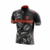 CAMISA CICLISMO FAST FOLHAS PRETAS - ZIPER TOTAL