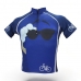 CAMISA CICLISMO ADVANCED INFANTIL EME E EME - AZUL