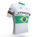 CAMISA CICLISMO CLASSIC - CHAMPION WORLD BRASIL - BRANCO (PLUS SIZE)