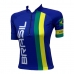 CAMISA CICLISMO ADVANCED BRASIL TARJA FEMININA - AZUL