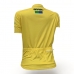 CAMISA CICLISMO ADVANCED BRASIL TARJA VERTICAL AMARELO - FEMININA