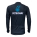 CAMISA CICLISMO ADVANCED AMG PETRONAS F1 (MANGA LONGA) - PRETO (PLUS SIZE)