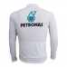 CAMISA CICLISMO ADVANCED AMG PETRONAS F1 (MANGA LONGA) - BRANCO (PLUS SIZE)