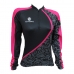 CAMISA CICLISMO ADVANCED FEMININA FLORAL PINK (MANGA LONGA)