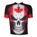 CAMISA CICLISMO ADVANCED SKULL RED