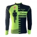 CAMISA CICLISMO CLASSIC RESPEITE (MANGA LONGA) - AMARELO FLUOR (PLUS SIZE) 