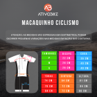 MACAQUINHO CICLISMO LINHA PREMIUM - FLORAL ATIVO (FORRO GEL)